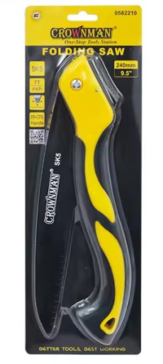 Hádzanárska píla skladacia na konáre stromov 240 mm ergonomická rukoväť