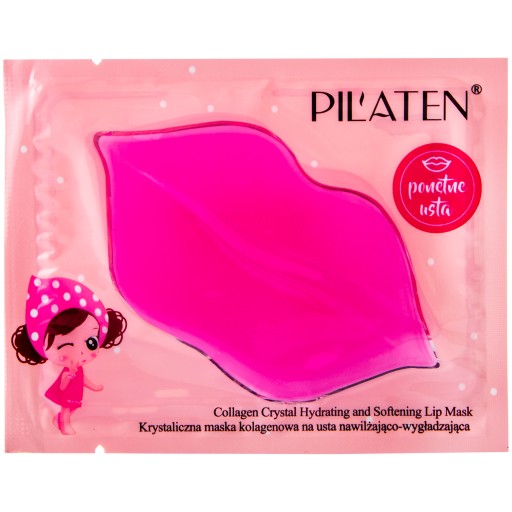 Pilaten hydratačná a výživná maska na pery 10 kusov