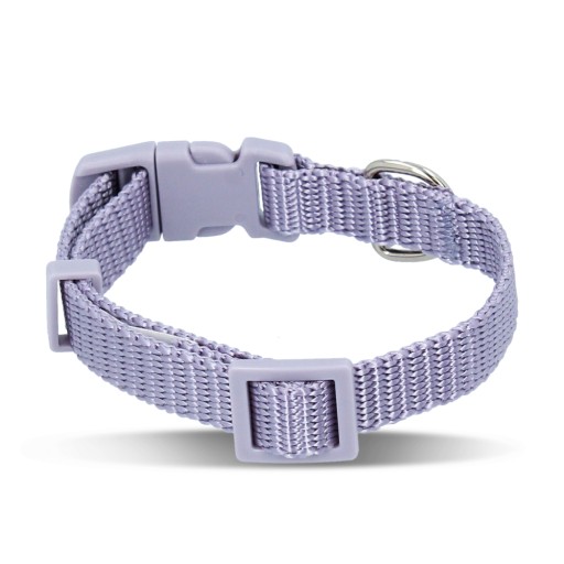 Prémiový obojok, pes, svetlý lila, XXS–XS: 15–25 cm/10 mm