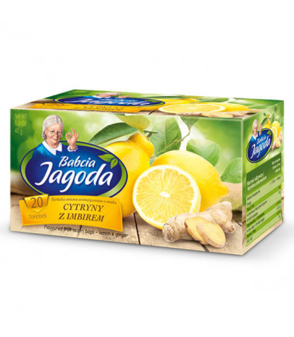 Express Ovocný čaj Citrón so zázvorom Likrecja 20 T. Babička Jagoda