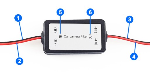 FILTER ADAPTÉRU PROTI INTERRUŠIU PRE CÚVACÍ KAMERY