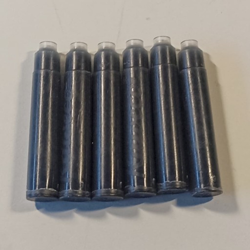 Kazety Kaweco Pearl Black 6 ks.