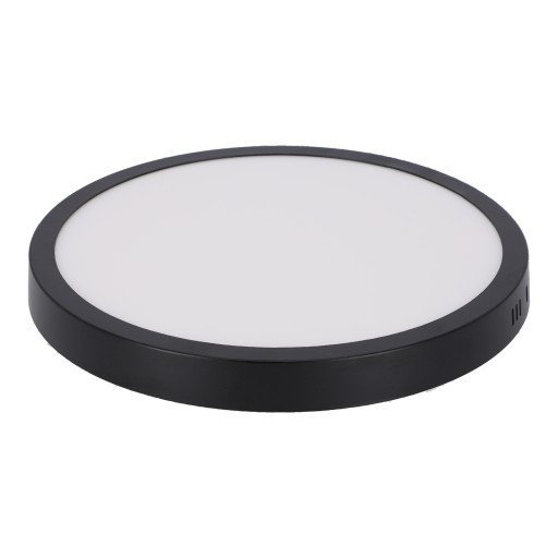 PRIVRCHOVÁ STROPNÁ LED PANELY 18W, ČIERNA