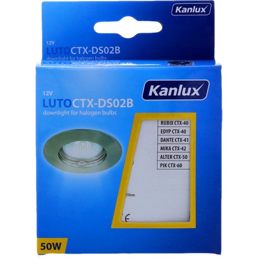 LUTO CTX-DS02B-C stropné bodové svietidlo, chróm, Kanlux