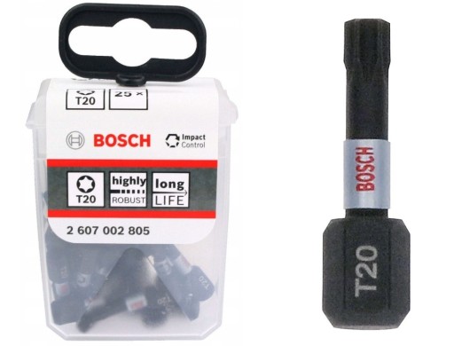 BOSCH IMPACT BIT Hrot IMPACT CONTROL T20 25mm 1ks