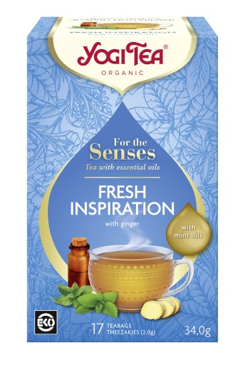 Yogi Tea Fresh Inspiration - Inšpirujúca sviežosť (17 x 2,0 g)