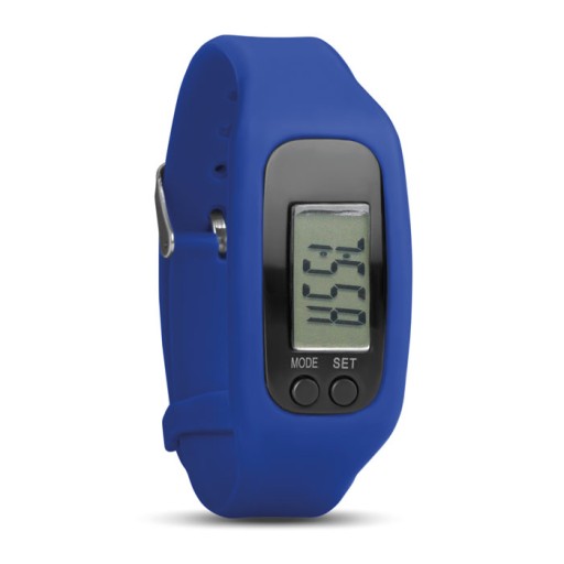 Krokomer s remienkom Smartband blue calor timer