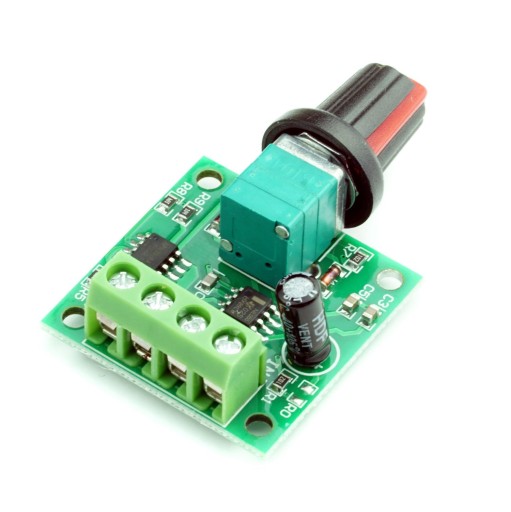PWM regulátor otáčok motora 1,8V-15V 2A