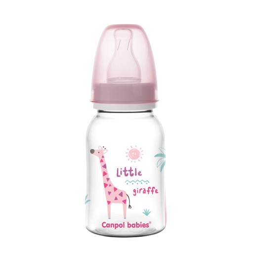 FĽAŠA ÚZKA 120 ML, PROFILOVANÁ, 3M+ SILIKÓNOVÝ CUVNÍK