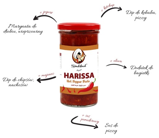 HARISSA PIKANTNÁ CHILLI PAPRIKA 245g SINDIBAD