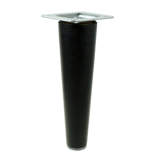 Čierna noha 25 cm, drevená buková šiška + plachta