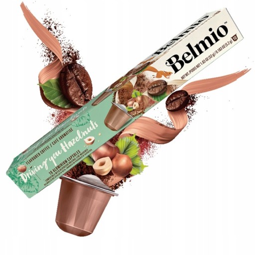Oriešková káva Belmio pre Nespresso 10