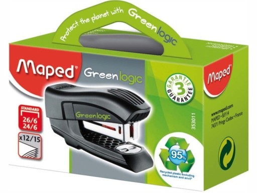 Mini kancelárska zošívačka Maped GreenLogic 24/6 15 ks