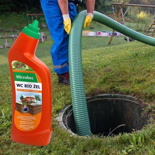 MICROBEC WC BIO GÉL NA WC SPOJENÉ SO septikom, VÔŇA BOROVICE 500ML
