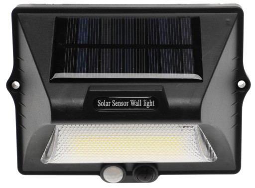 SOLÁRNA LAMPA Halogénový COB SÚMRAK POHYBOVÝ SENZOR