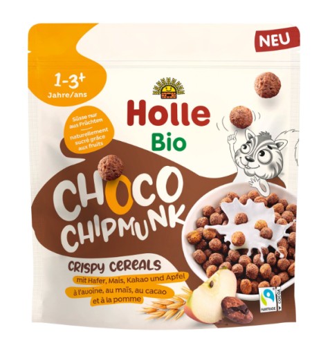 CEREÁLNE GULIČKY KAKAOVÉ VVERIČKY BEZ PRIDANÝCH CUKROV OD 1 ROKA FAIR TRADE BIO
