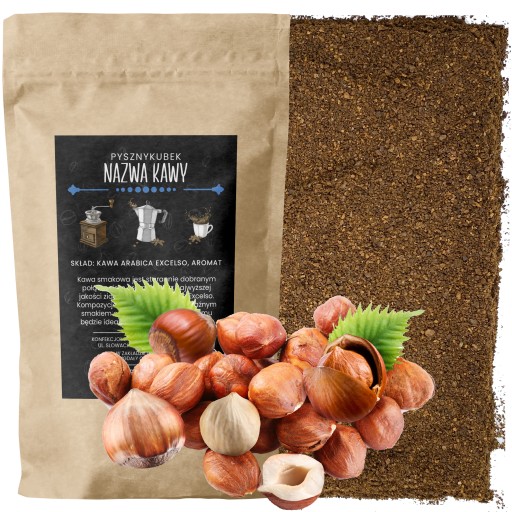 Mletá káva s príchuťou HAZELORECH 100G