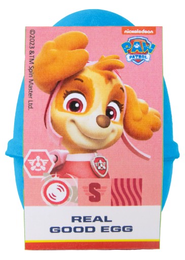 PAW PATROL NAOZAJ DOBRÉ VAJECKÉ VAJECKO PREKVAPENIE SO ZDRAVÝM OVOCNÝM OBJEDOM 5G