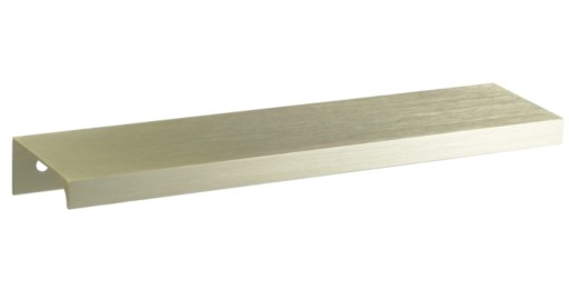 Rukoväť s aplikovanou hranou, brúsená nehrdzavejúca oceľ - 480/500 mm UA06 AMIX