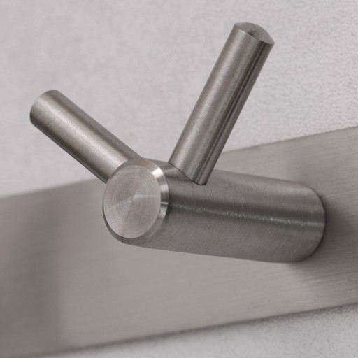 INOX VEŠIAK NA STENU, PEVNÝ, UNIVERZÁLNY, PEKNÝ, MODERNÝ DIZAJN