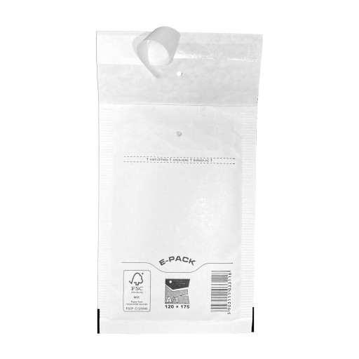 A11 bublinkové obálky 175x120 E-Pack WHITE malé SILNÉ x50