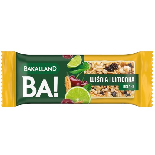BA!lans Čerešňa s limetkovou cereálnou tyčinkou 38G