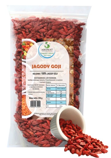 SUŠENÉ BOBULE GOJI 250G PRÍCH