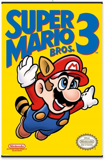 Super Mario Bros 3 NES Krycí plagát 61x91,5 cm