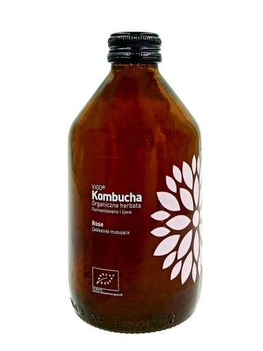 VIGO KOMBUCHA RUŽA 330ml RUŽOVÝ NÁPOJ
