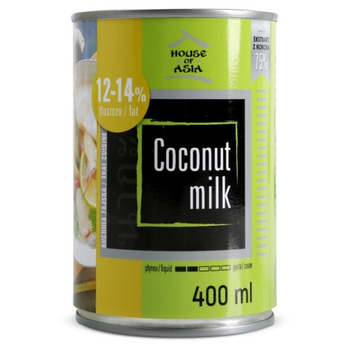 Kokosové mlieko 12-14% 400ml.