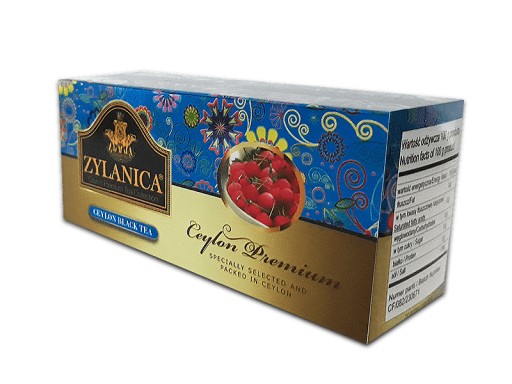 ZYLANICA CHERRY expresný čierny čaj s príchuťou čerešne 25 x 2g