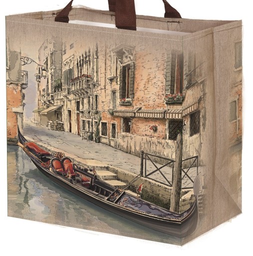 Látková nákupná taška 38x22x40 cm Veľká taška