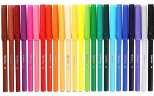 COLORINO KIDS fixky 24 farieb