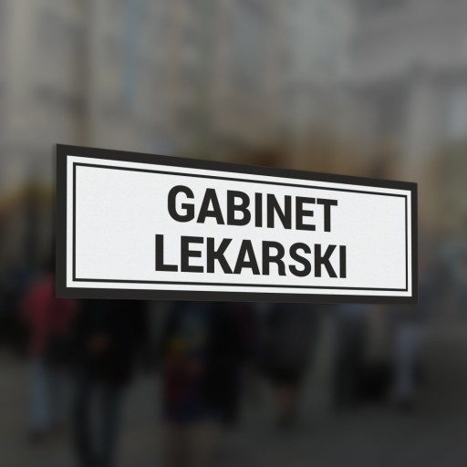 Nálepka - Ordinácia 10x30