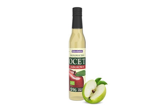 JABLČNÝ OCTOT 5% NEFILTROVANÝ BIO 250 ml - NATURAVENA