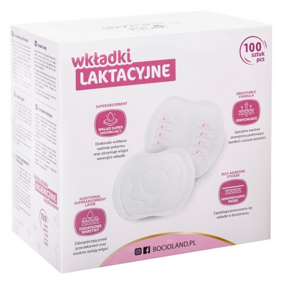 Super absorpčné prsné vložky 100 ks. Bocioland