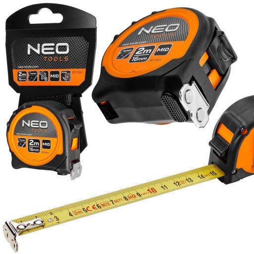 NEO VALOVANÁ OCEL MIERY 2m 16mm NYLONOVÝ CERTIFIKÁT STREDNÝ MAGNET 67-112-1