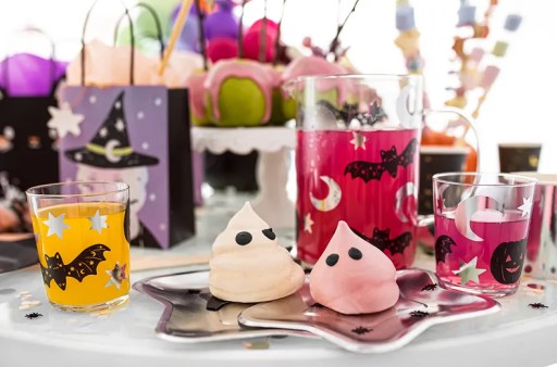 Nálepky na stenu HALLOWEEN Ghost Pumpkin 56 ks.