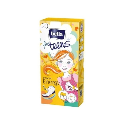 Slipové vložky, Bella pre tínedžerov, 20 ks