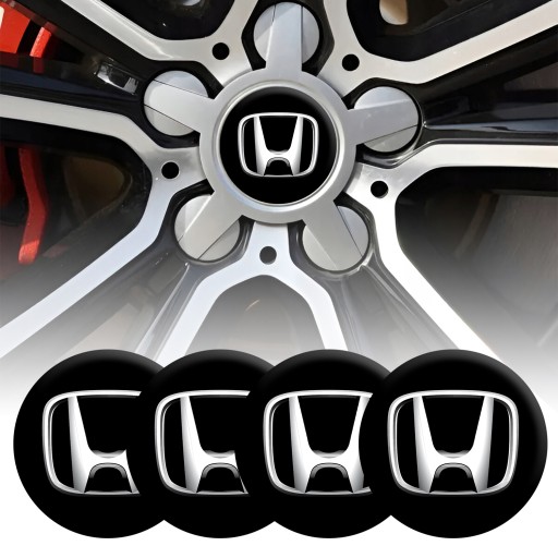 4 Emblémy Krytky ráfikov Kryty kolies Kolesá HONDA SET TOP 56 mm