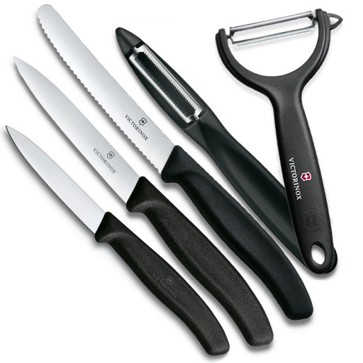 Nôž Victorinox s hladkou čepeľou 8 cm čierny