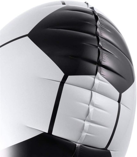 FÓLIOVÝ BALÓN FUTBAL NA NARODENINY S PRILBOU VEĽKÁ 45 cm SADA BALÓNOV 6 KS