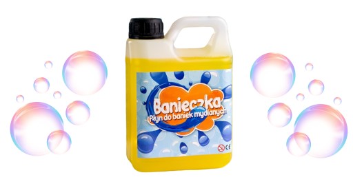 Bubble Liquid na veľké mydlové bubliny, 1l, uzavreté v bubline