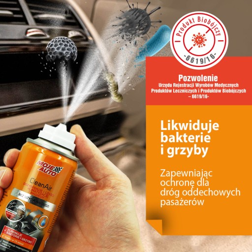 CleanAir KLIMATIZÁCIA FUNGAL REMOVER FRESH 150ml
