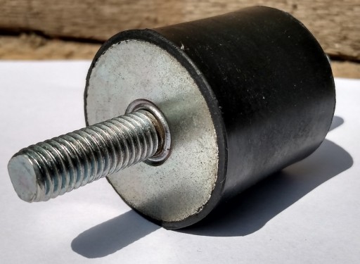 VIBROIZOLATOR A 30x15 M8 gumový vankúš Tlmič nárazov