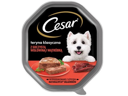 Cesar s hovädzím mäsom a pečeňou podnos 150g 2+1 ZDARMA