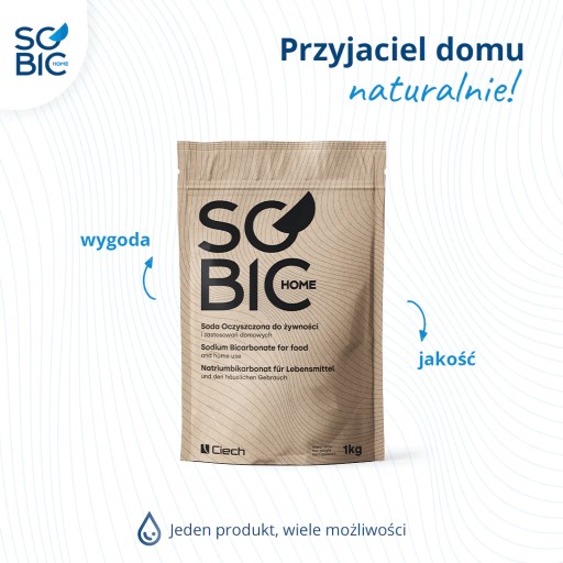 Jedlá sóda na POTRAVINY a DOMÁCE APLIKÁCIE 1kg Ciech