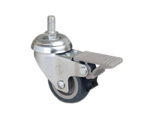 Otočné otočné koleso s brzdou 75 mm / 50 kg M10