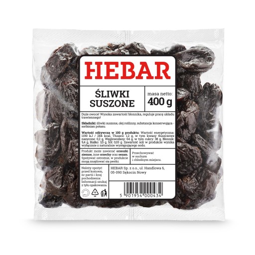 SUŠENÉ SLIVKY 400 G NAJVYŠŠEJ KVALITY