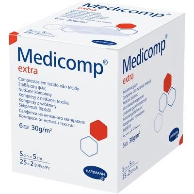 HARTMANN - Medicomp EXTRA 5x5cm, 6š 25x2ks. ja a